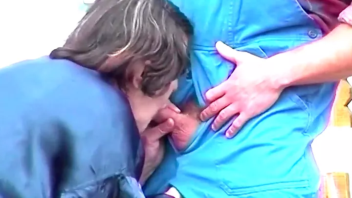 Extreme ugly 80 years old granny rough outdoor fucked by her young toyboy